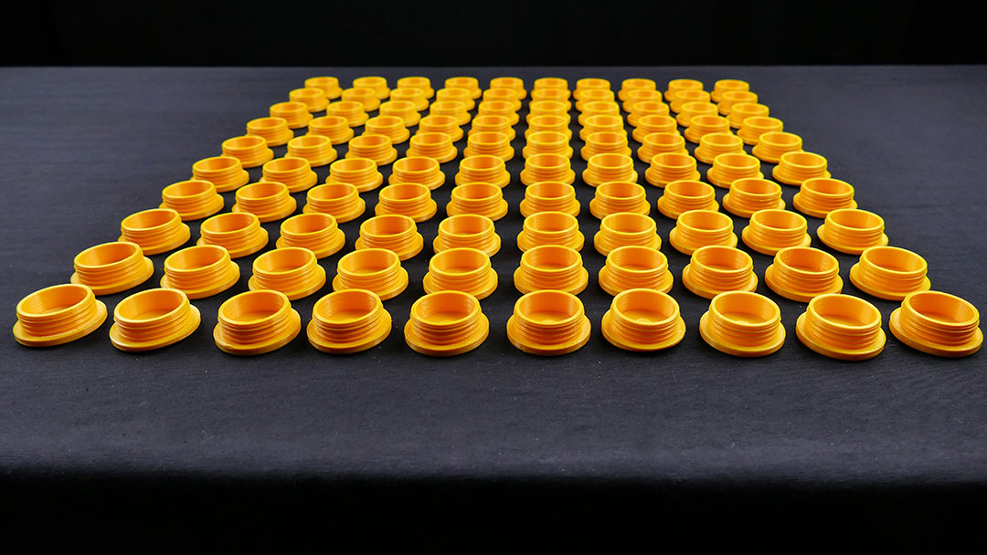 Tapones fabricados mediante impresión 3D