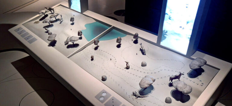 Maqueta Interactiva Museo Nacional Qatar