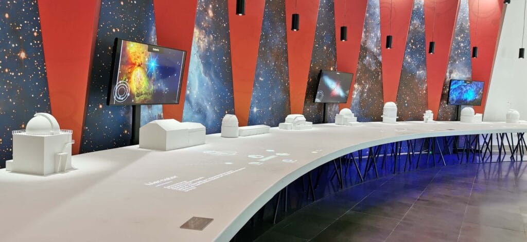 Maqueta Museística telescopios