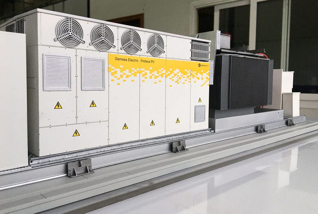 maqueta industrial inversor siemens