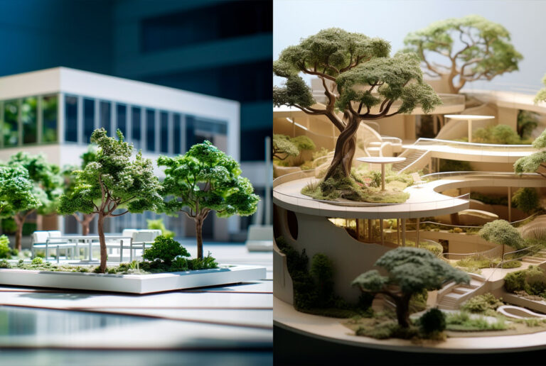 ejemplos paisajismo maquetas