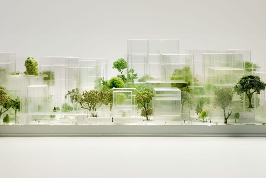 maqueta paisajismo arquitectura