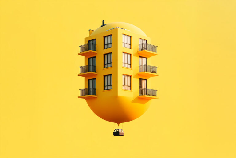 Maqueta globo hecha por ia en arquitectura