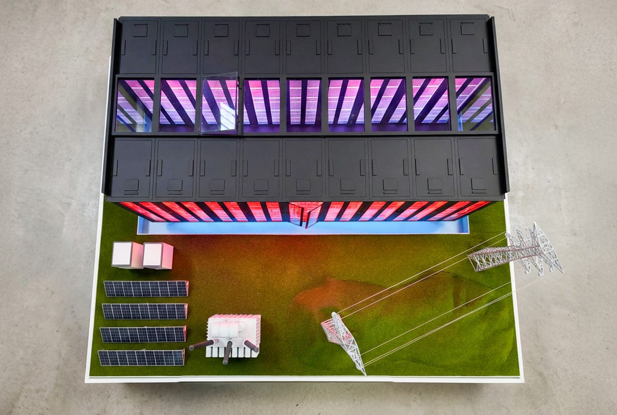 Maqueta interactiva Data Center