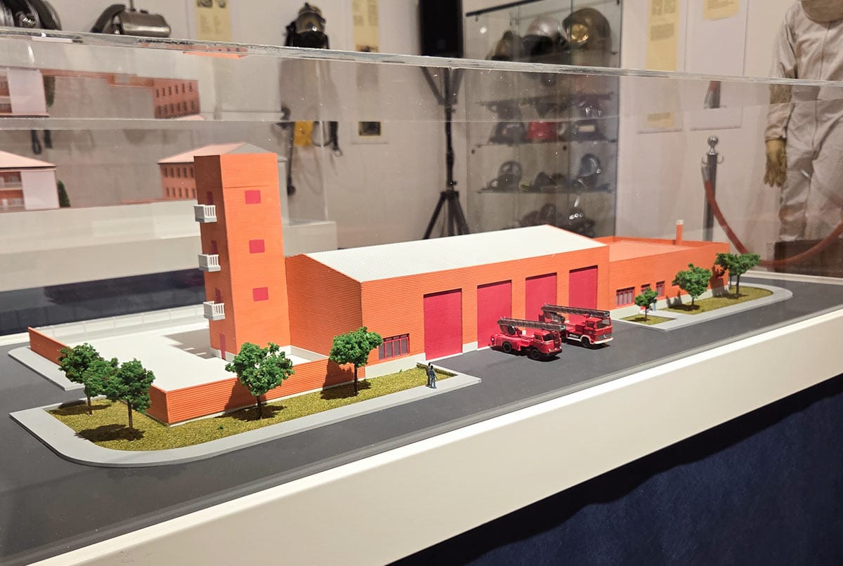 Maqueta de parques de bomberos
